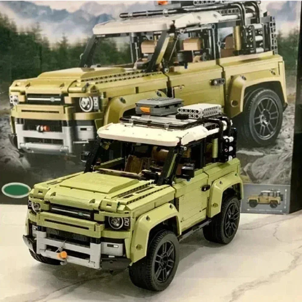 Technical Rover Defender Off-Road Car Model Building Set