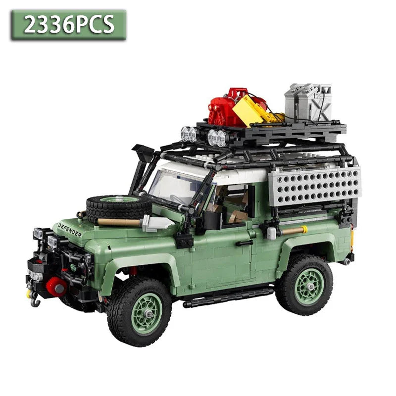 Technical Classic Rover Defender Off-Road Car Model Building Set